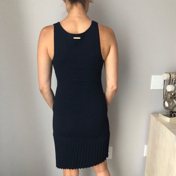 Michel Kors Navy Knit Dress - Picture 3 of 4